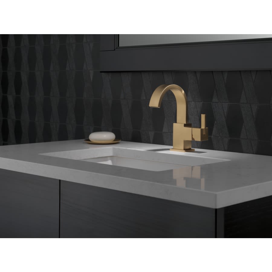 Vero Single Hole Bathroom Faucet with Pop-Up Drain Assembly