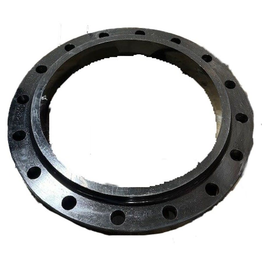 Raised Face Flange, 18 in, Slip On, 25 in OD, 16 Bolt Holes, 150 lb, Carbon Steel