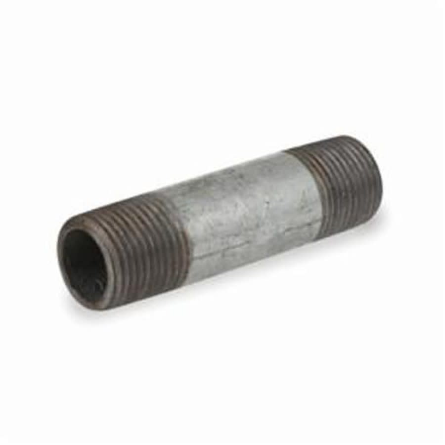 Nipple, 3/4 in, 3-1/2 in L, MNPT, Steel, Galvanized, SCH 40/STD