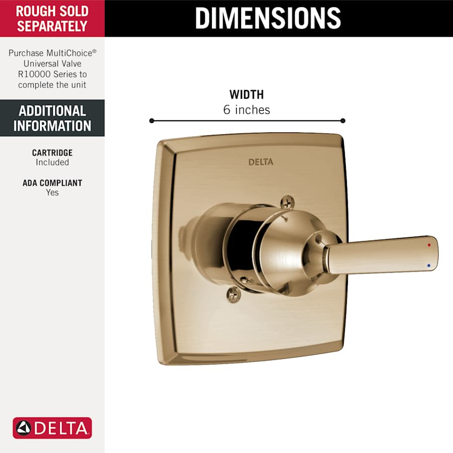 Ashlyn Monitor 14 Series Single Function Pressure Balanced Trim Only - Less Rough-In Valve
