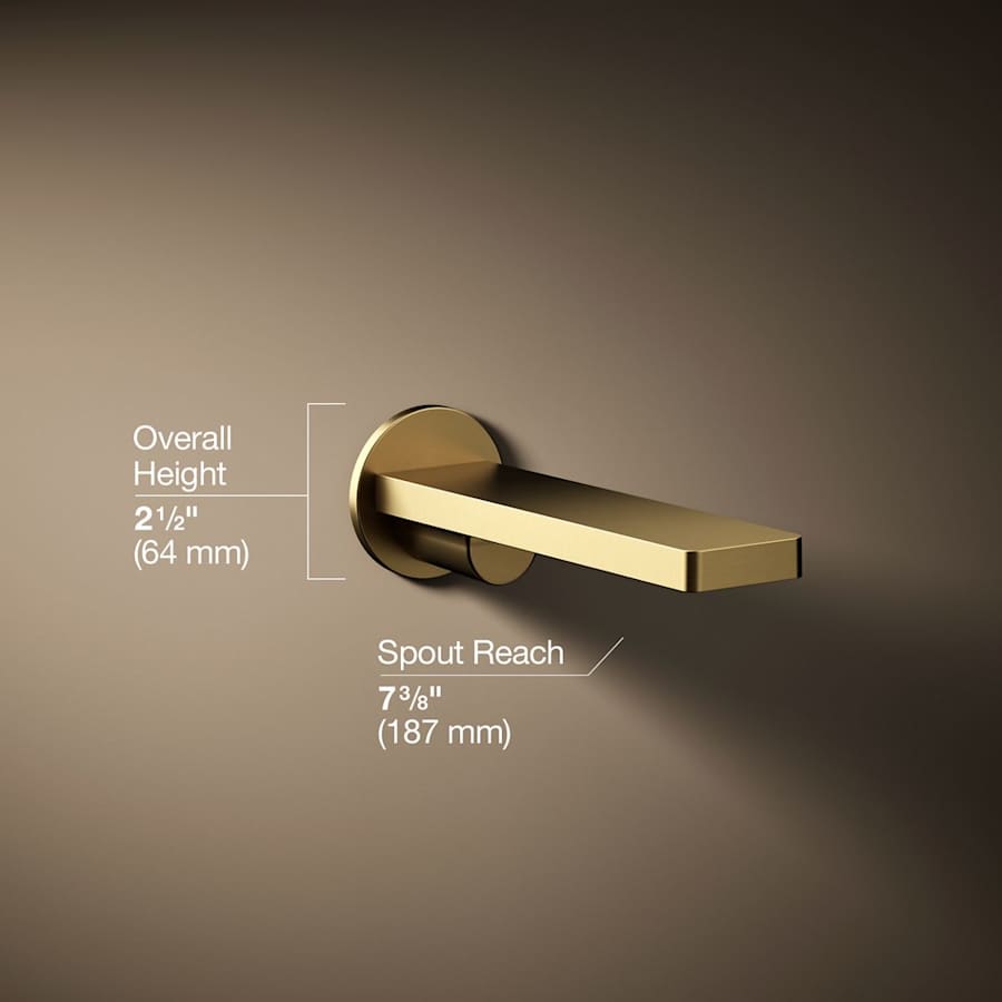 Composed 7-3/8" Tub Spout