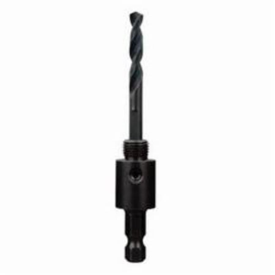 Small Thread Hole Saw Arbor, 1/2-20 Arbor, 3/8 in Hardened Carbon Steel/Alloy Steel