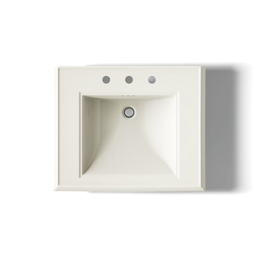 Memoirs Classic 27" Fireclay Pedestal Bathroom Sink with 3 Holes Drilled and Overflow