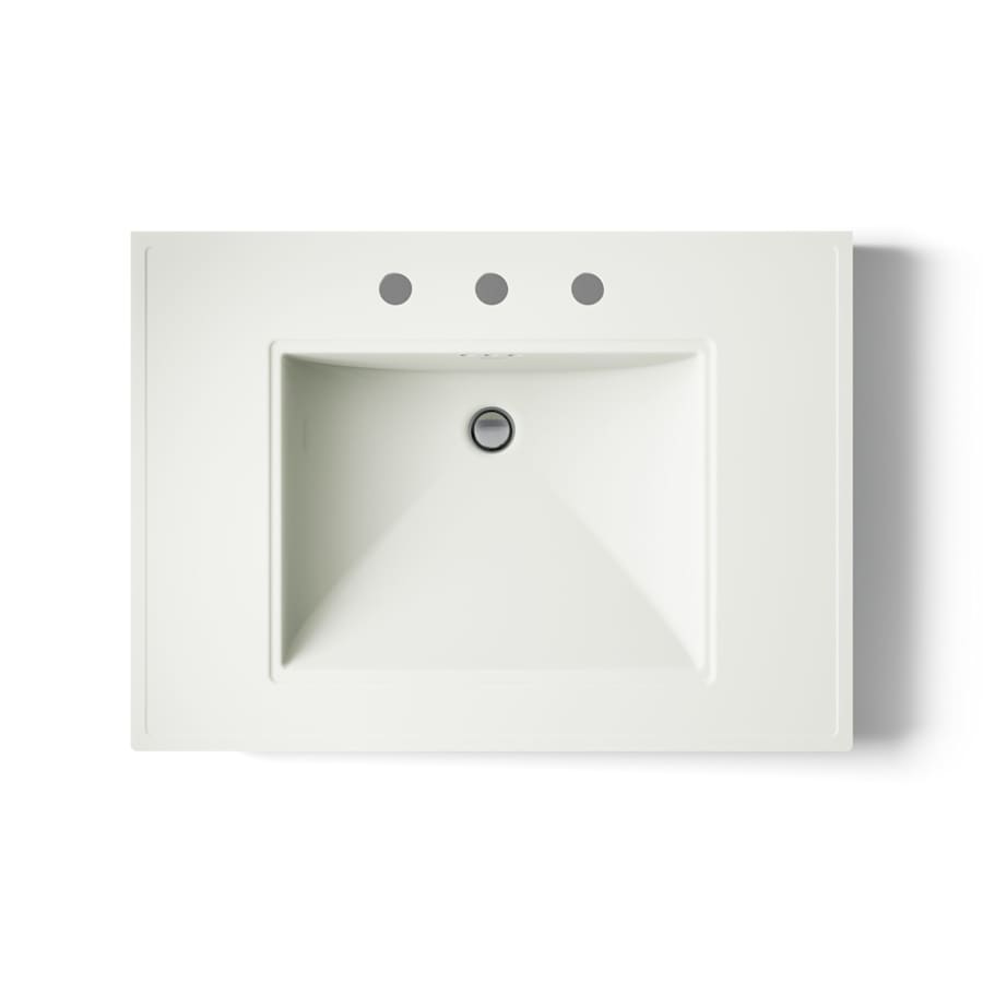 Memoirs Stately 30" Fireclay Pedestal Bathroom Sink with 3 Holes Drilled and Overflow