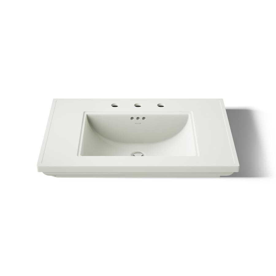 Memoirs Stately 30" Fireclay Pedestal Bathroom Sink with 3 Holes Drilled and Overflow