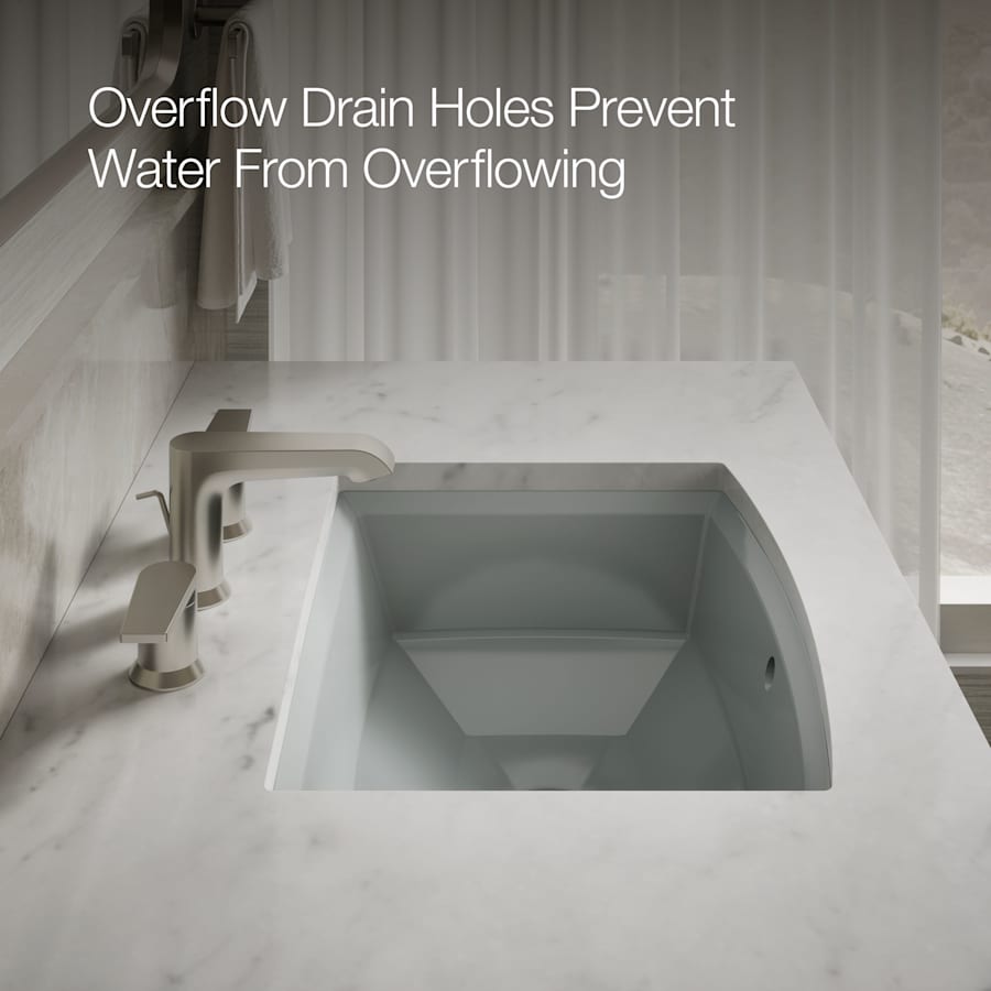 Archer 19-7/8" Undermount Bathroom Sink with Overflow