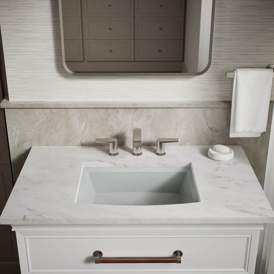 Archer 19-7/8" Undermount Bathroom Sink with Overflow