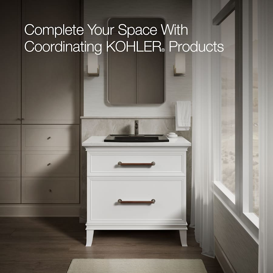 Archer 22-5/8" Drop In Bathroom Sink with 3 Holes Drilled and Overflow