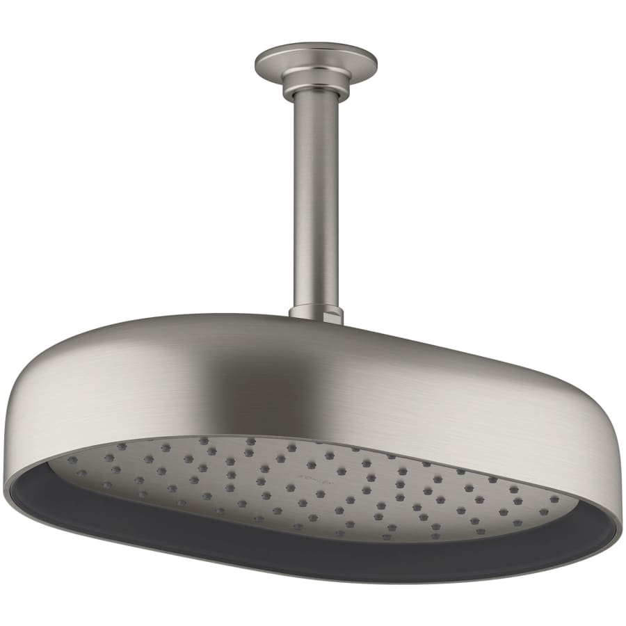 Statement Oblong 12" Single Function 1.75 GPM Rainhead with MasterClean Sprayface and Katalyst Air-Induction Technology