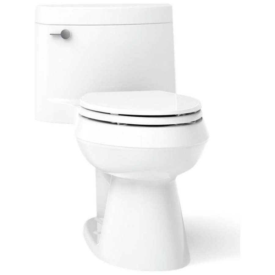 Cimarron 1.28 GPF Elongated One-Piece Comfort Height Toilet with AquaPiston Flush Technology - Seat Included