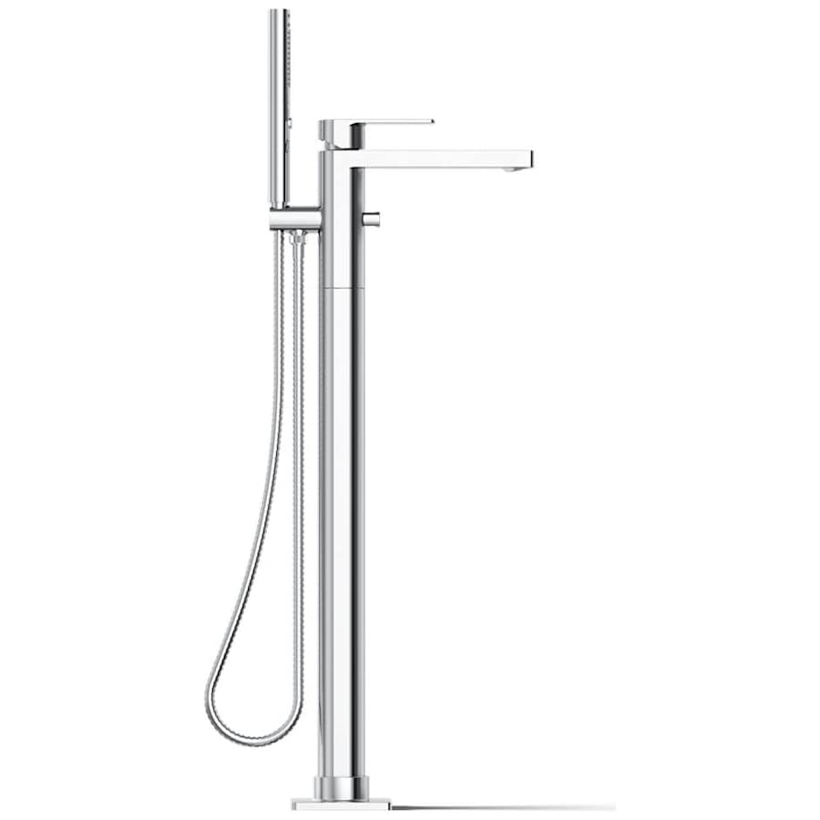 Parallel Floor Mounted Tub Filler - Includes Hand Shower