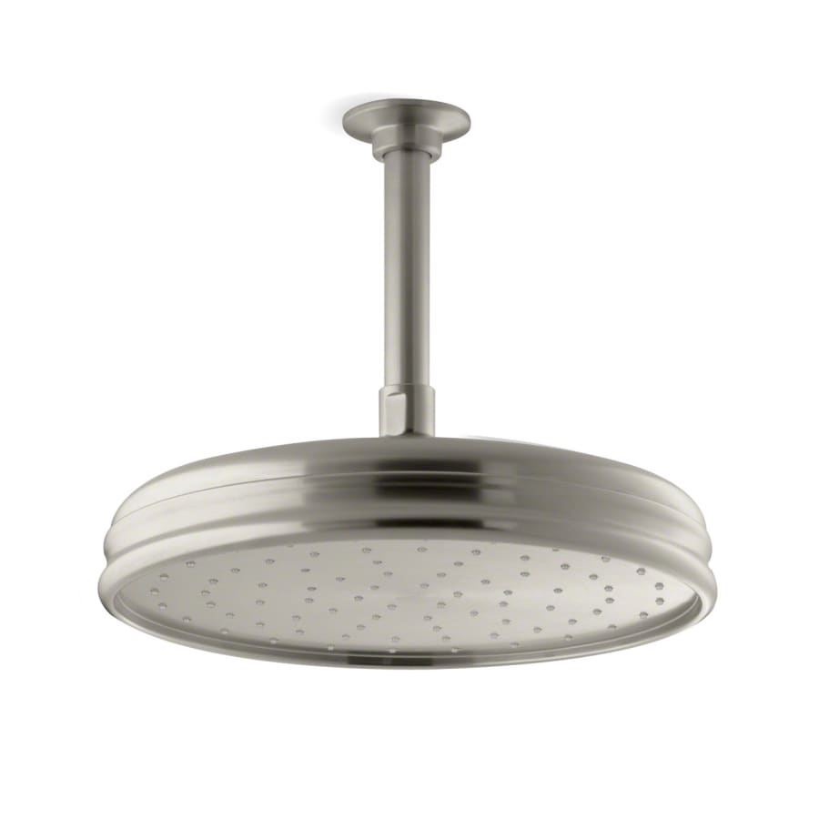 Traditional Round 10" Single Function 2.5 GPM Rainhead with MasterClean Sprayface and Katalyst Air-Induction Technology