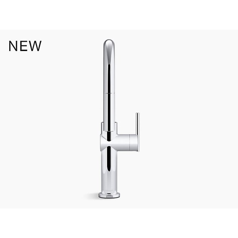 Crue™ Kitchen Faucet, Deck Mount, ADA, 1 Lever Handle, 1-Hole, Polished Chrome
