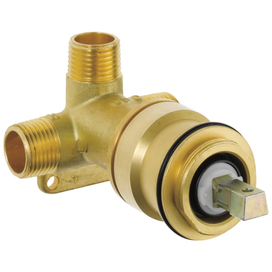 Rough-In Valve, 1/2 in Inlet, Forged Brass Body