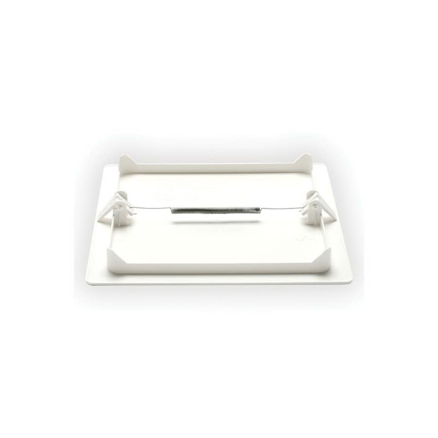 Plastic Access Door, Cylinder Lock, 8 x 8 in, Plastic, Primer Coated