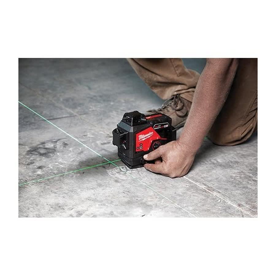 M12™ 360 deg Automatic Cordless Self Leveling 3-Plane Laser, 12 V, M12™ REDLITHIUM™ 4.0 XC Battery