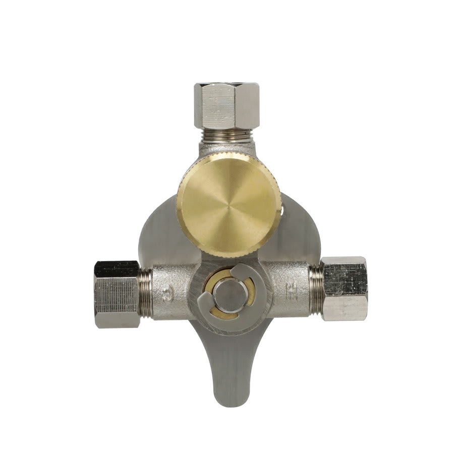 AquaSense® Manual Temperature Mixing Valve, 3/8 in, Compression, Metal Body