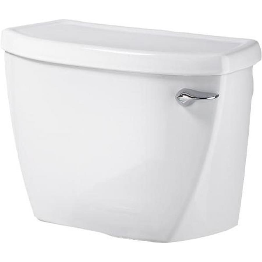Yorkville Vitreous China Toilet Tank Only with Right Mounted Trip Lever, 1.1 gpf