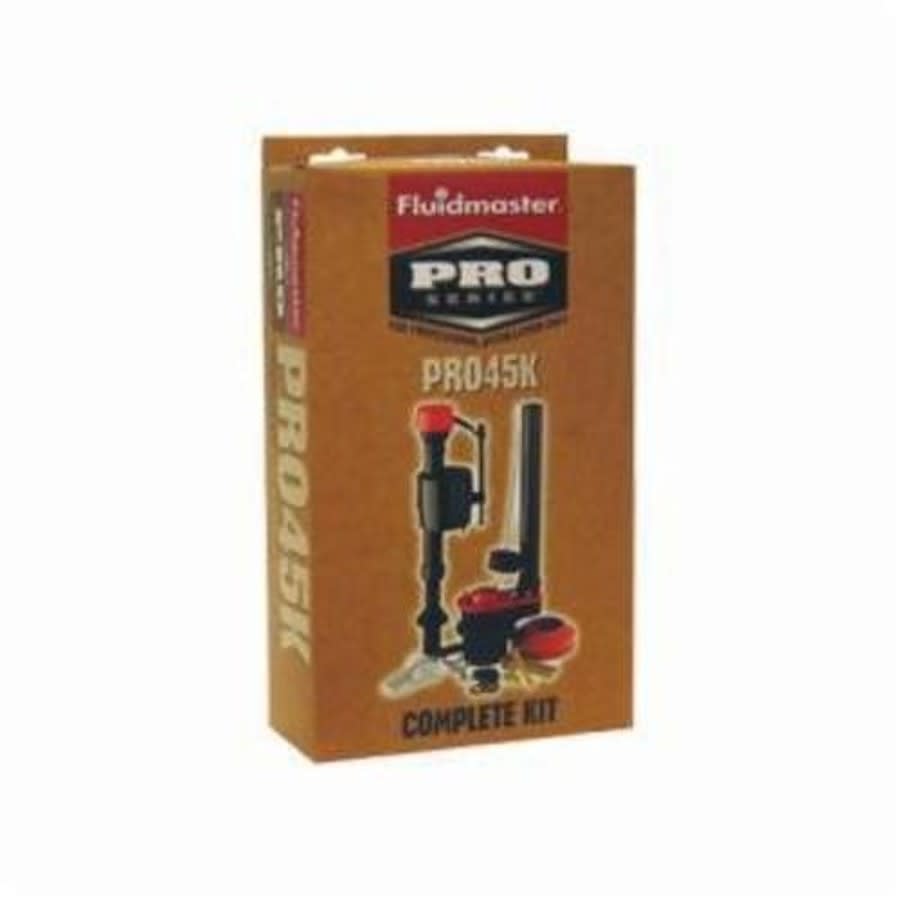 PRO SERIES™ Complete Toilet Repair Kit, 4 Pieces, For Use With Most Toilet, Black