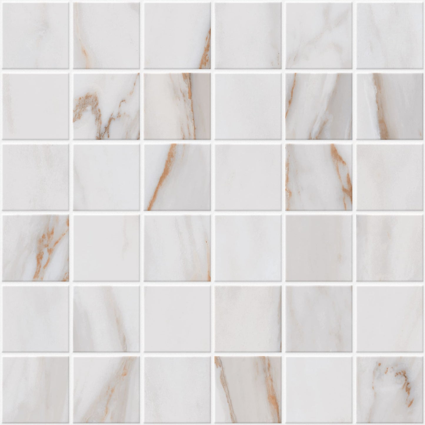 CALACATA GOLD UP 13X13 MOSAIC