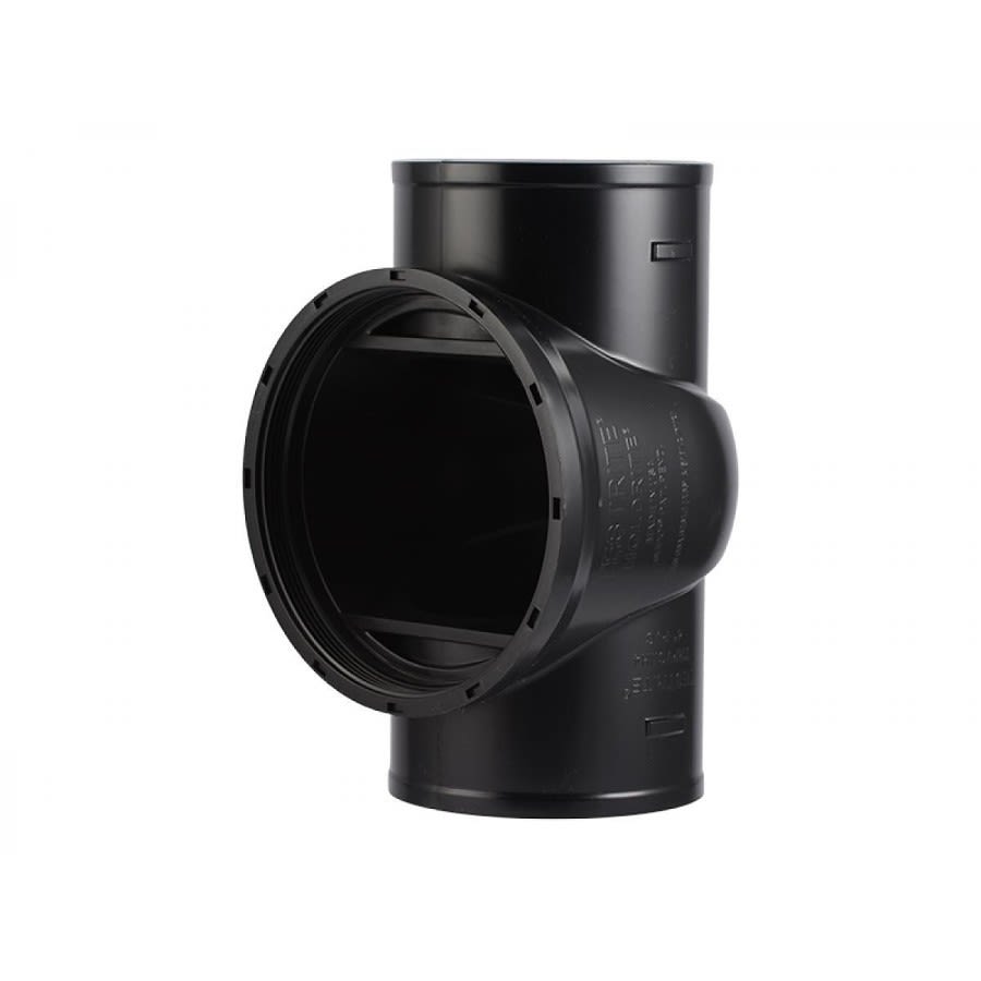 TESTRITE® DWV Test/Cleanout Tee, 3 in, DWV, PVC