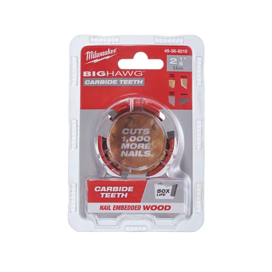 BIG HAWG™ Hole Saw, 2-1/8 in Dia, Carbide Cutting Edge