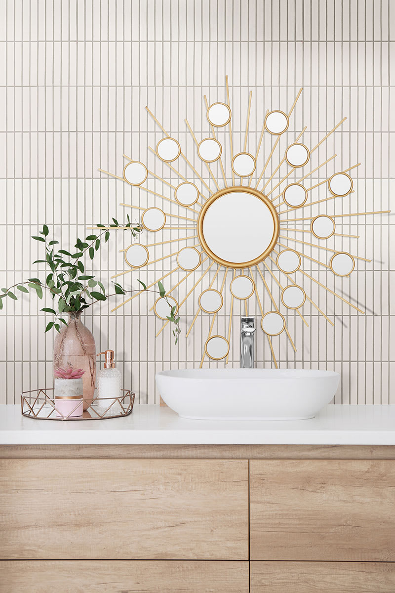 White Matte Stack Pattern