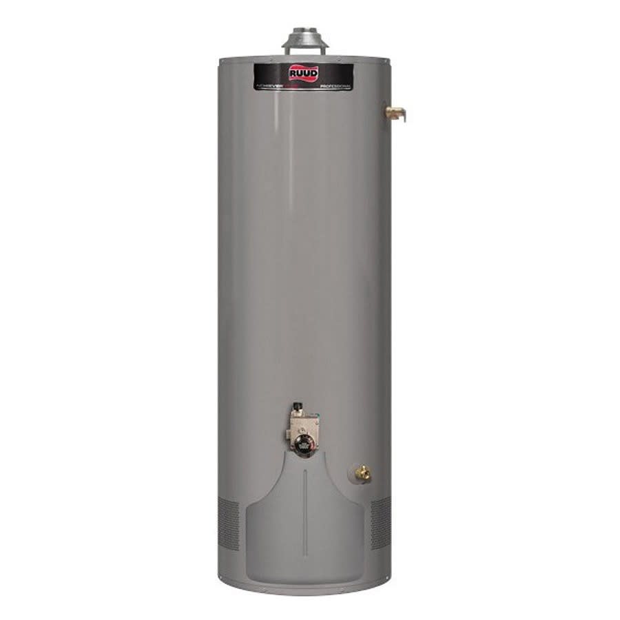 Atmospheric Tall Residential Water Heater, 40 gal, Natural Gas, 38 Kbtu/hr, Ultra Low NOx, 0.58 Energy Factor, 8-Year Warranty