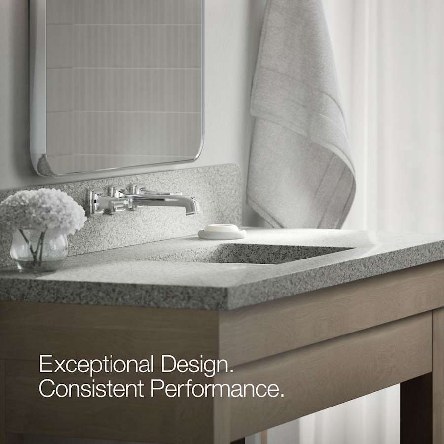 Riff 1.2 GPM Wall Mounted Widespread Bathroom Faucet