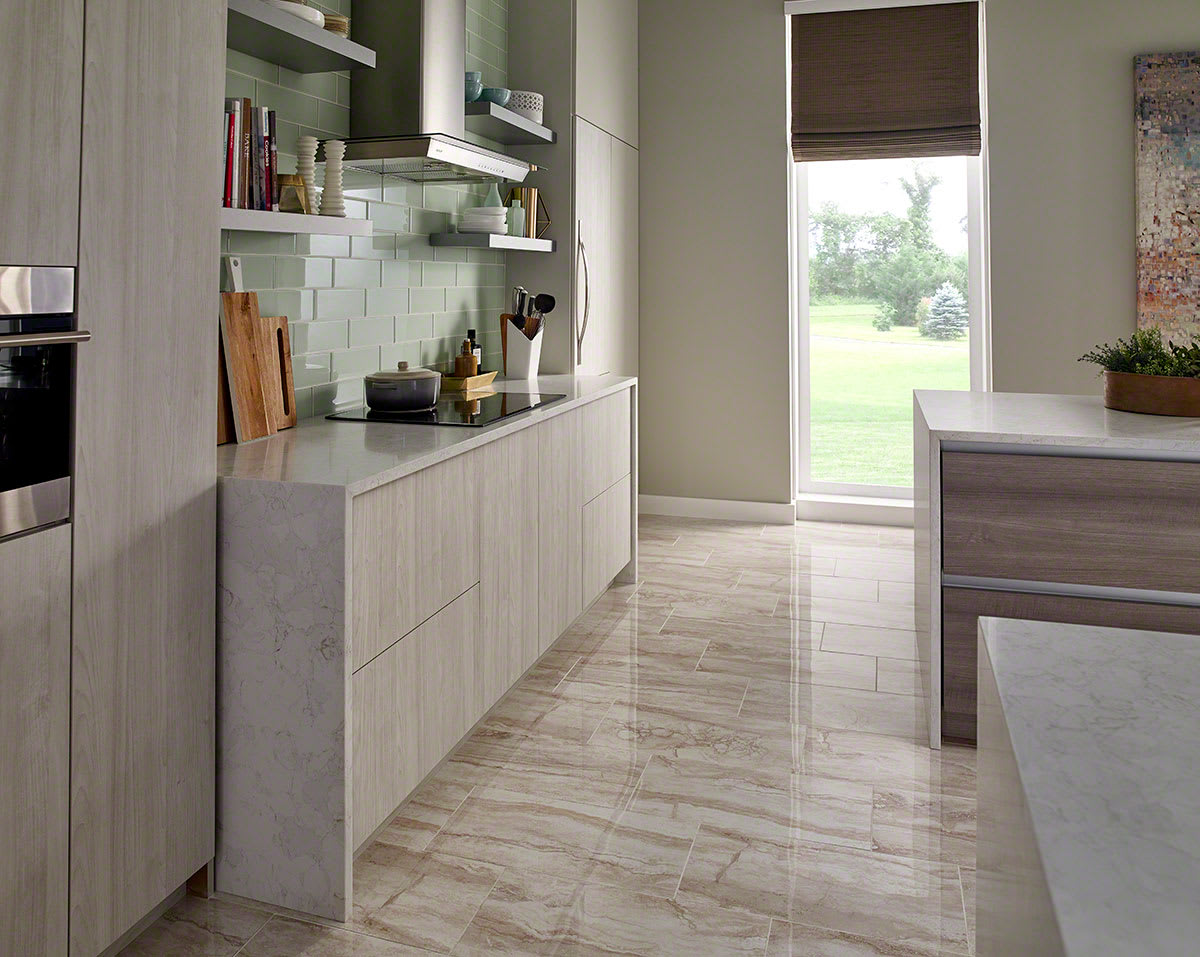 Arctic Ice Glass Subway Tile