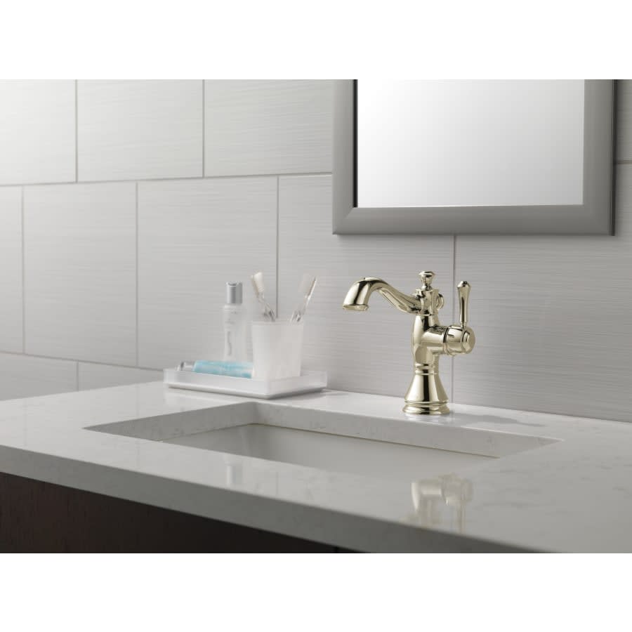 Cassidy Single Hole Bathroom Faucet with Pop-Up Drain Assembly - Includes Lifetime Warranty