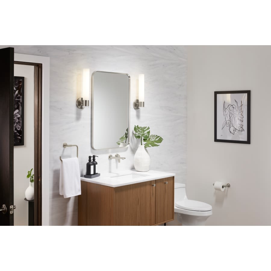 Essential 22-1/16" W x 34-1/16" H Rectangular Framed Bathroom Mirror