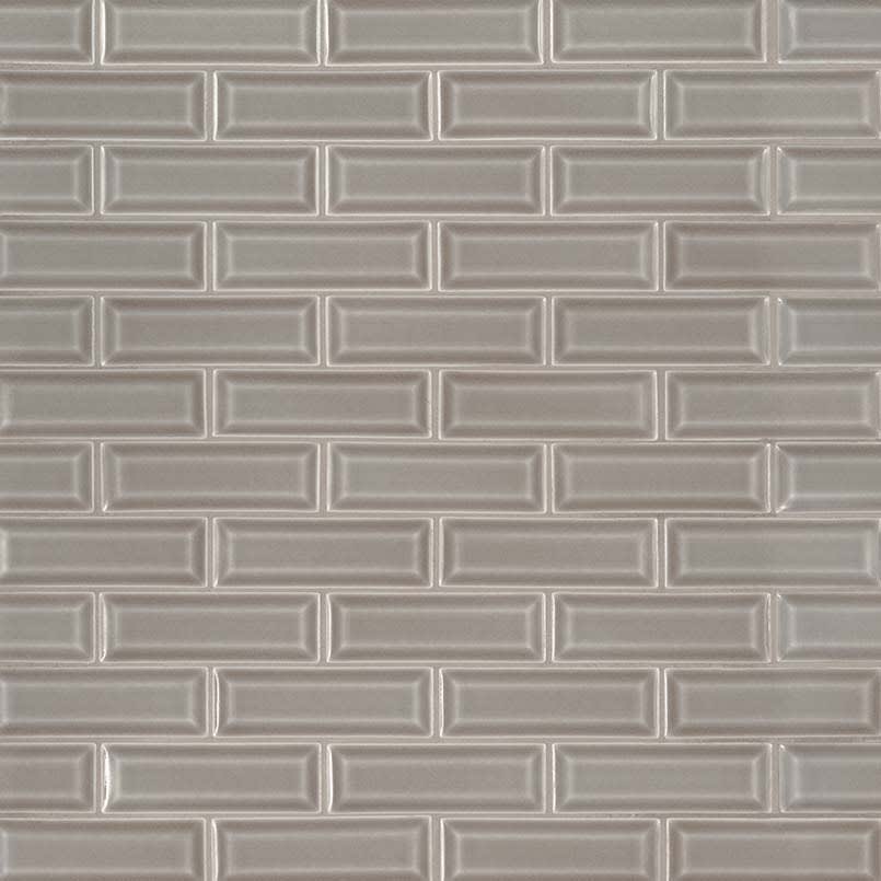 Dove Gray Beveled Tile