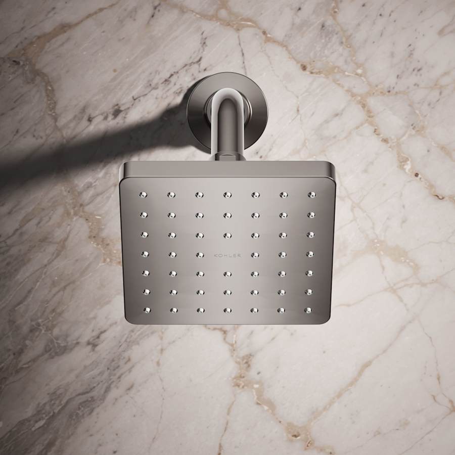 Parallel 2.5 GPM Single Function Shower Head With Katalyst Air-Induction Spray Technology