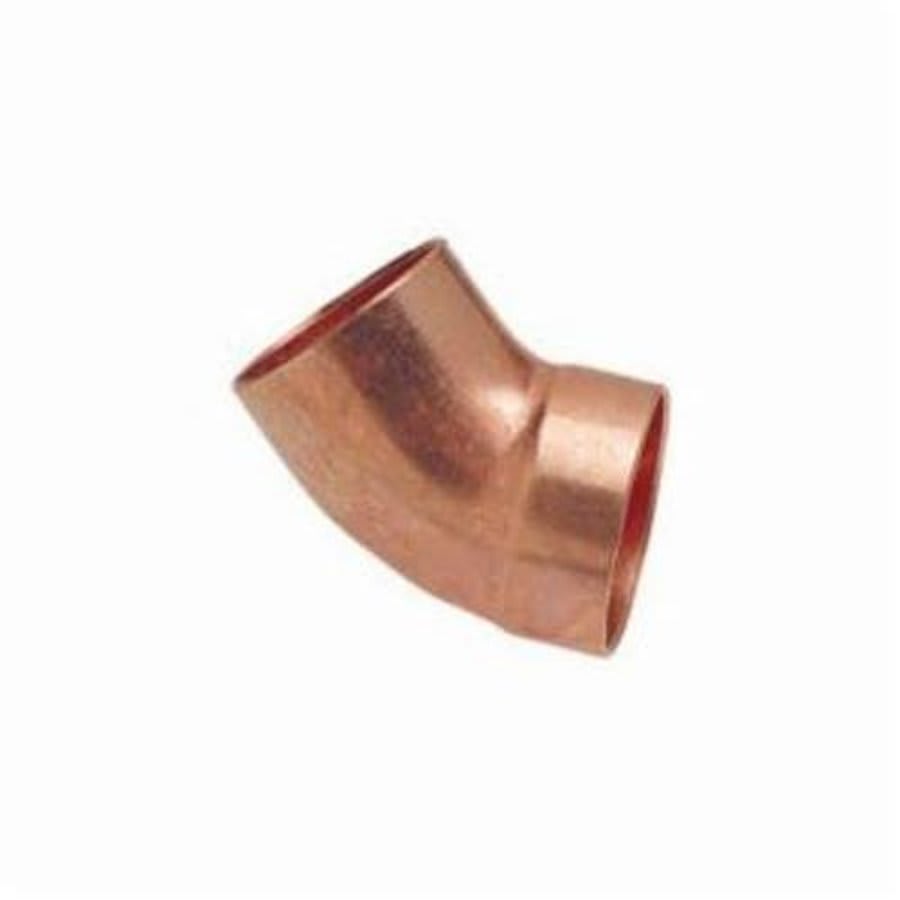 DWV Street 45 deg Elbow, 1-1/2 in, Fitting x C, Copper
