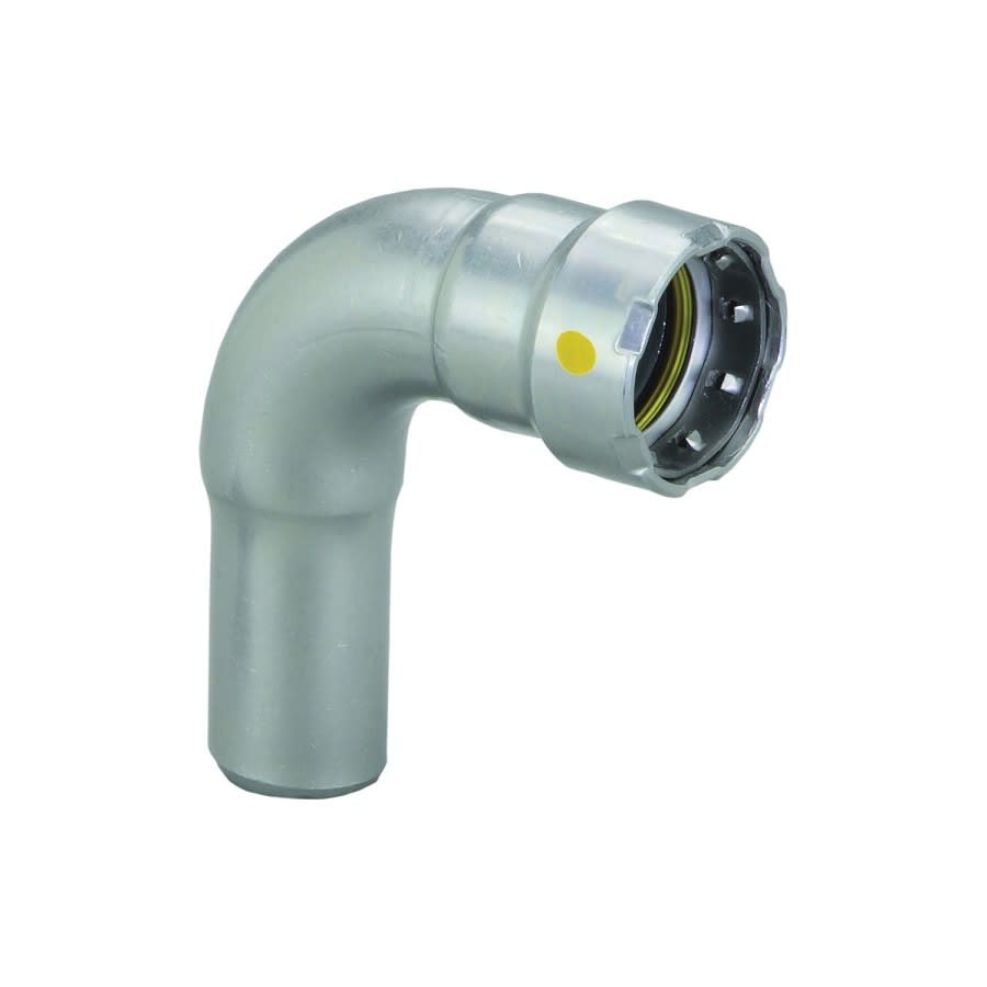 Gas 90 deg Elbow, 2 in, Fitting x Press, Carbon Steel