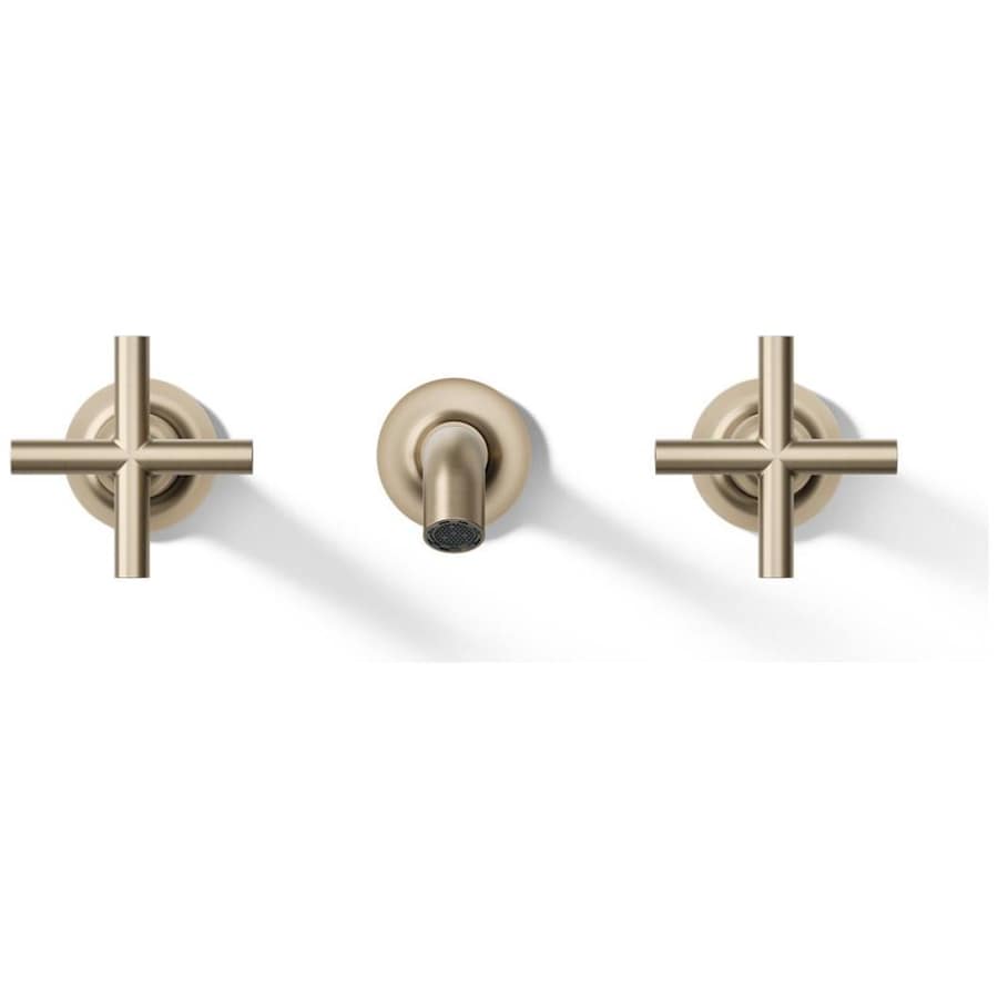 Purist 1.2 GPM Wall Mounted Widespread Bathroom Faucet