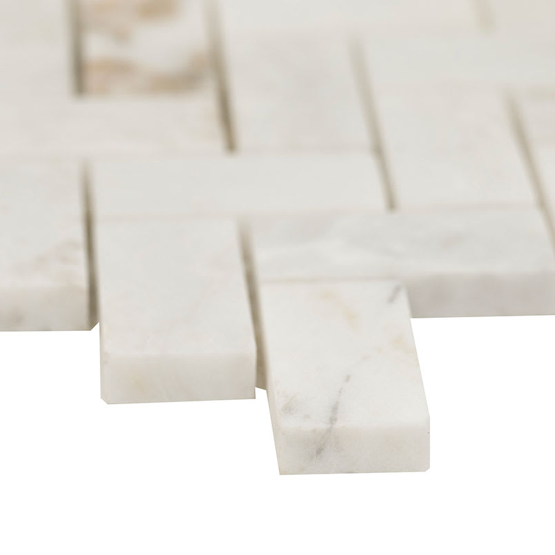 Arabescato Venato Herringbone Honed