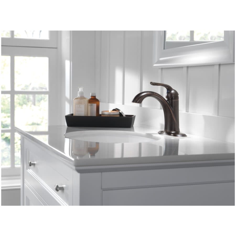 Lahara Single Hole Bathroom Faucet with Optional Base Plate - Includes Lifetime Warranty