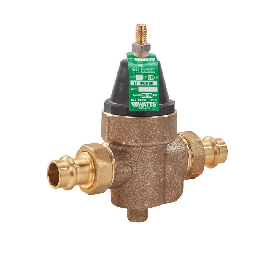 Pressure Reducing Valve, 1 in, Union Press, Bronze