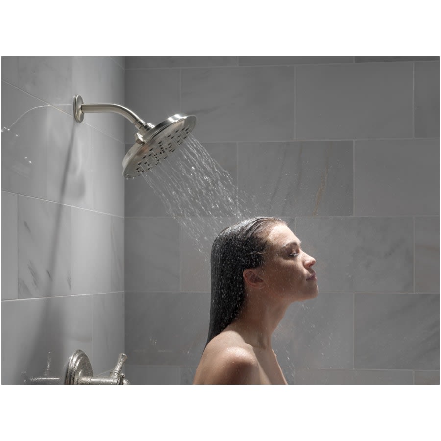 UltraSoak 8" Round 1.75 GPM Multi Function Shower Head with H2Okinetic Technology