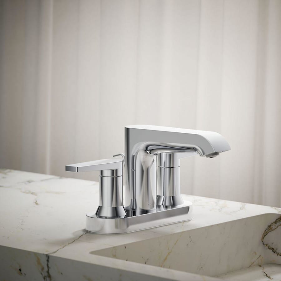 Hint 1.2 GPM Centerset Bathroom Faucet with Pop-Up Drain Assembly