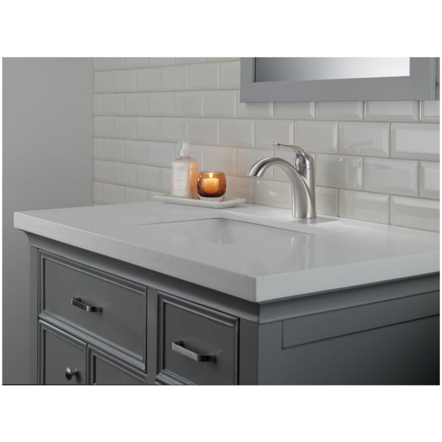 Lahara Single Hole Bathroom Faucet with Optional Base Plate - Includes Lifetime Warranty