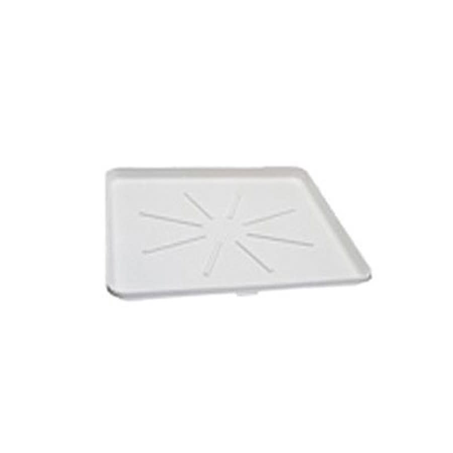 Saf-T-Pan Undrilled Pan, 29 x 27 in, For Use With Washing Machine, High Impact Plastic