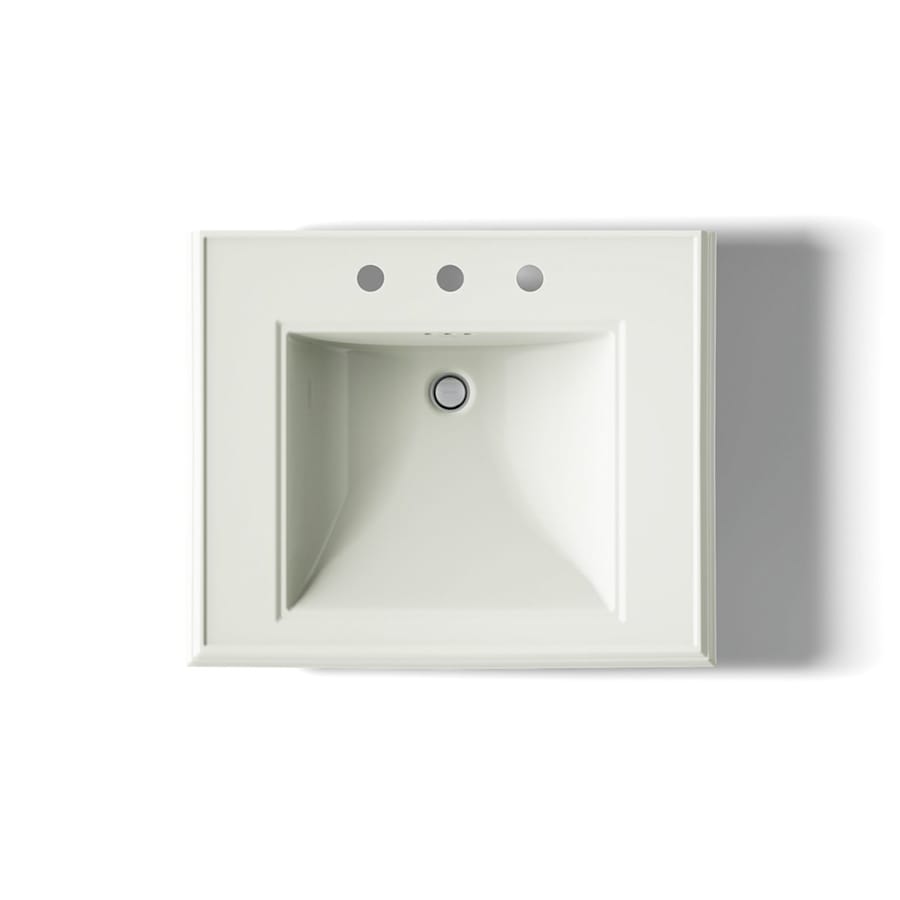 Memoirs Classic 27" Fireclay Pedestal Bathroom Sink with 3 Holes Drilled and Overflow
