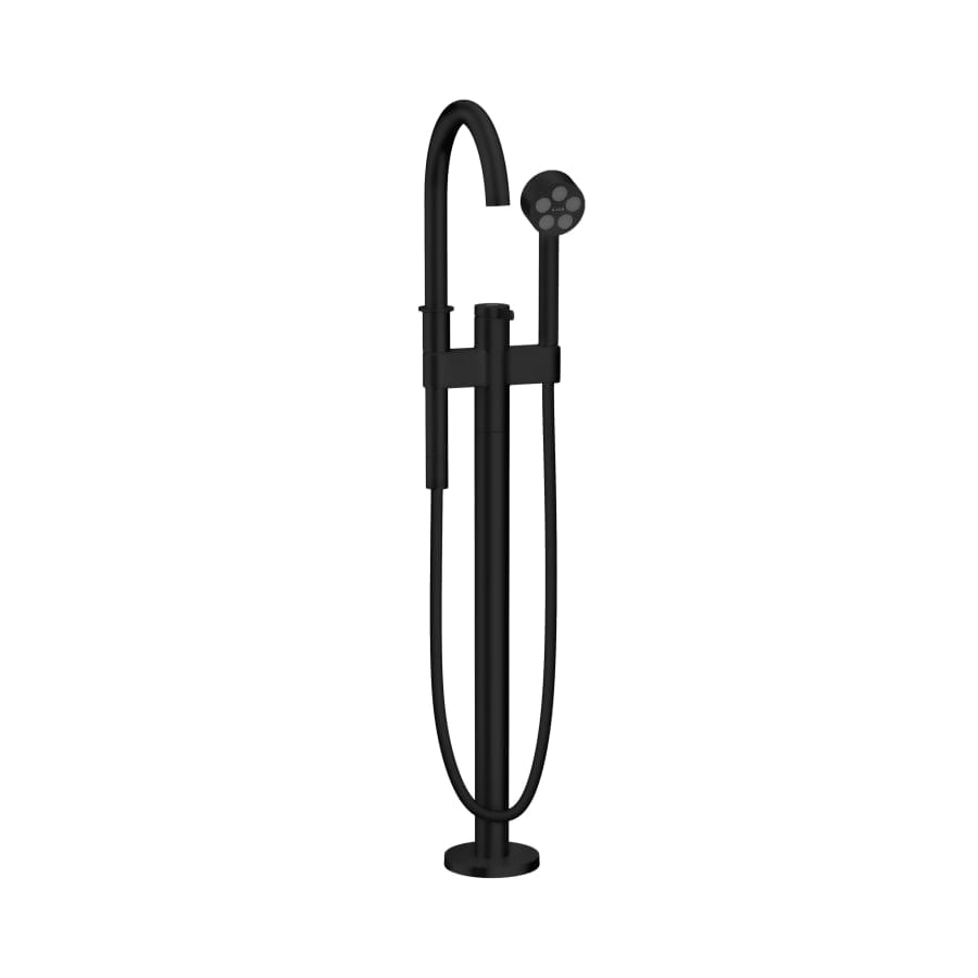 Axor One Floor Mounted Tub Filler with 1.75 GPM Handshower Less Rough In - Engineered in Germany, Limited Lifetime Warranty