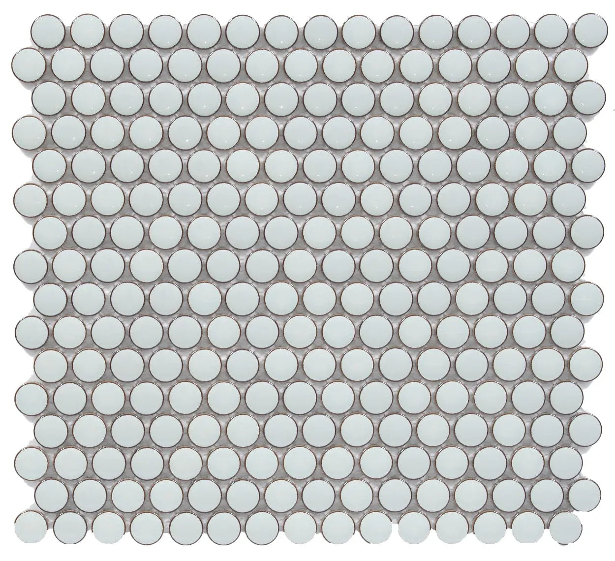 BG MINT GREEN PENNY ROUND 12X12 MOSAIC