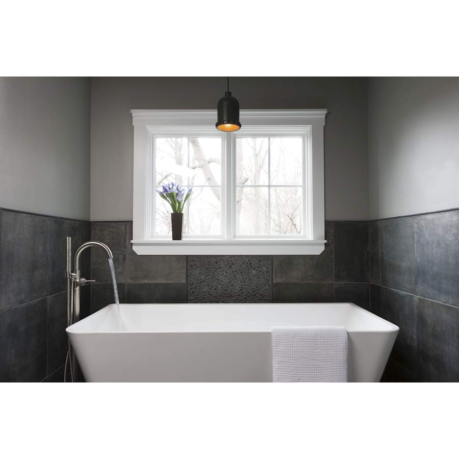 Trinsic Floor Mounted Tub Filler with Integrated Diverter and Hand Shower - Less Rough In