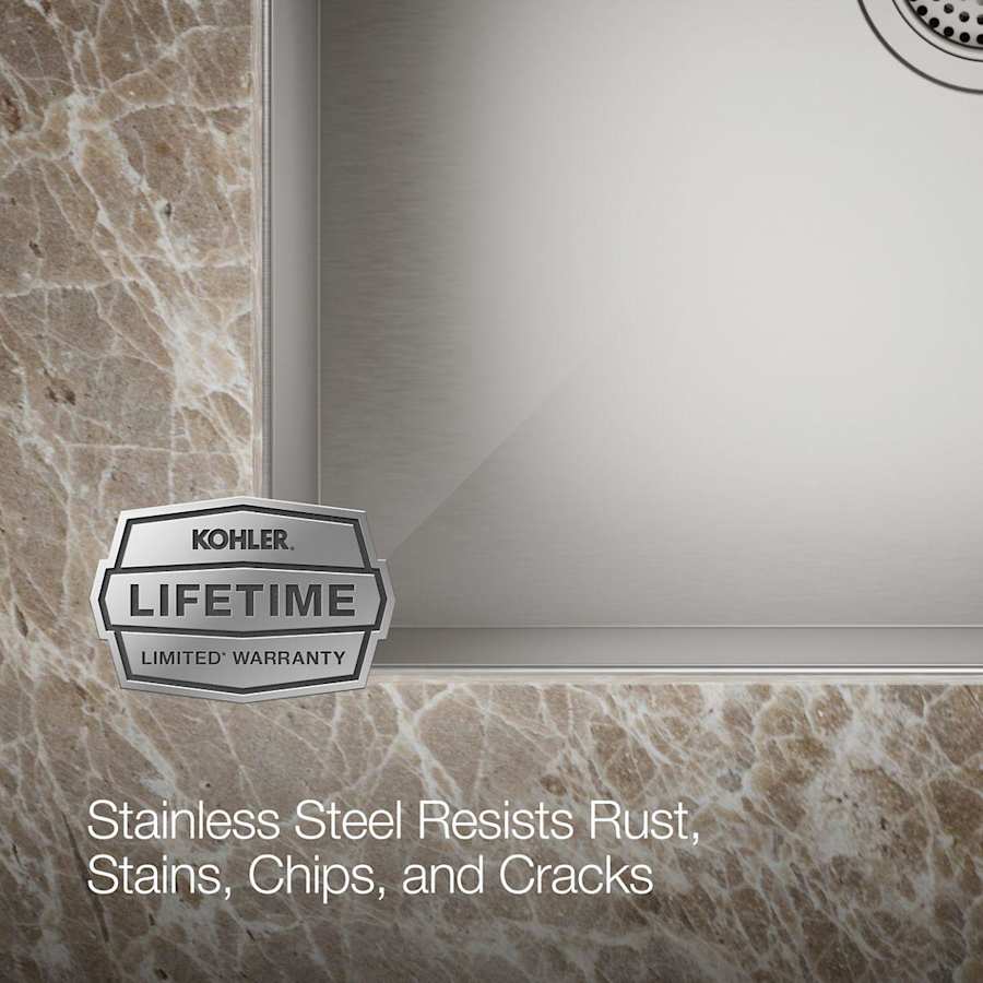 Vault 24" Undermount Single Basin Stainless Steel Kitchen Sink with SilentShield Technology
