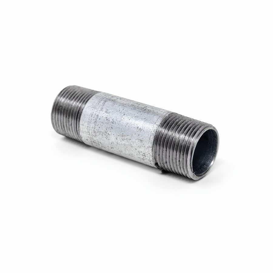 Nipple, 2 in, 36 in L, MNPT, Steel, Galvanized, SCH 40/STD